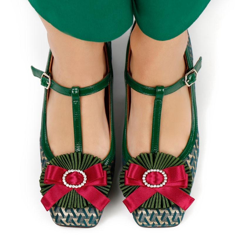 Chie mihara VOLETE DARK GREEN Promoción trimestral