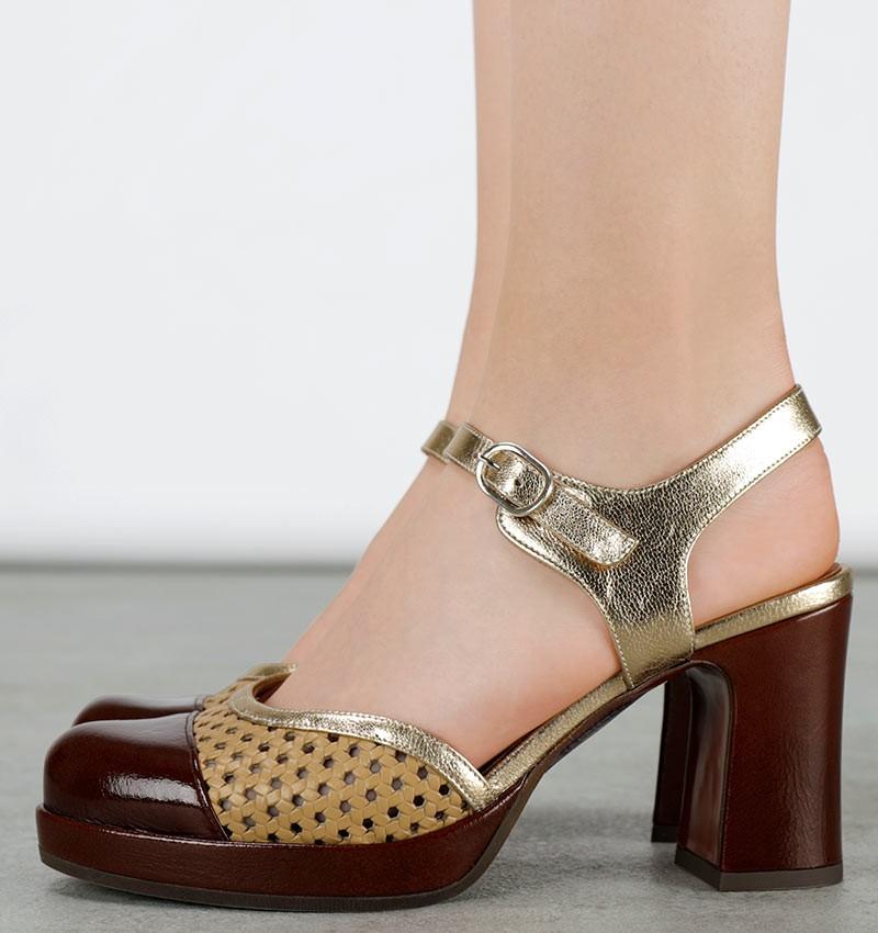 Chie mihara DELIVER BROWN Liquidación