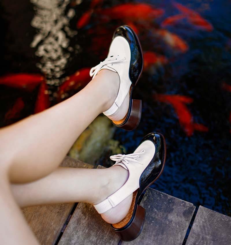 Chie mihara SABOR BLACK & WHITE