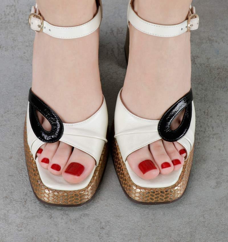 Chie mihara ZALE OFF-WHITE Rebajas baratas