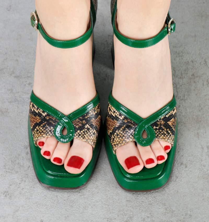 Chie mihara ZEILA GREEN Descuento