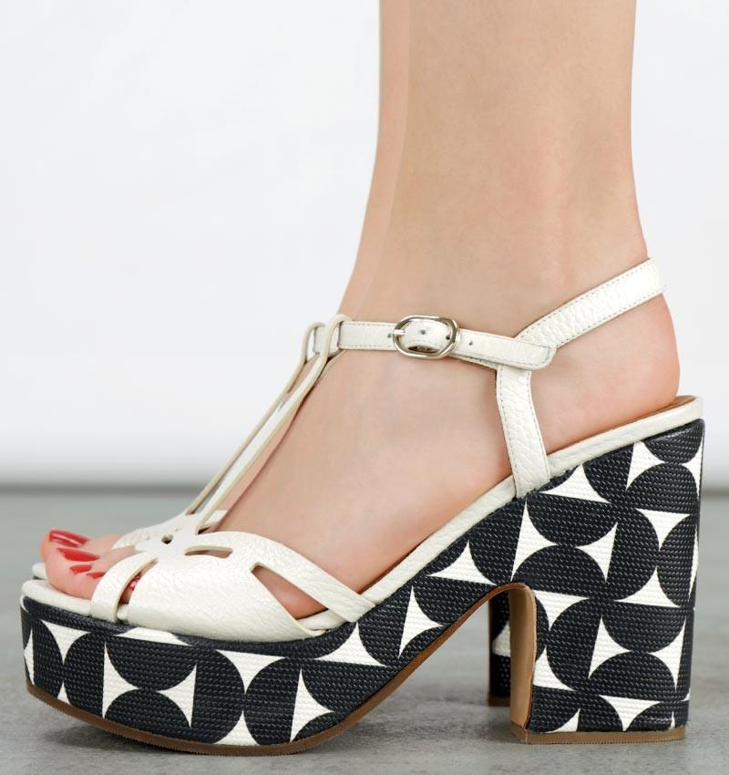 Chie mihara JINGA BLACK & WHITE Superdescuento