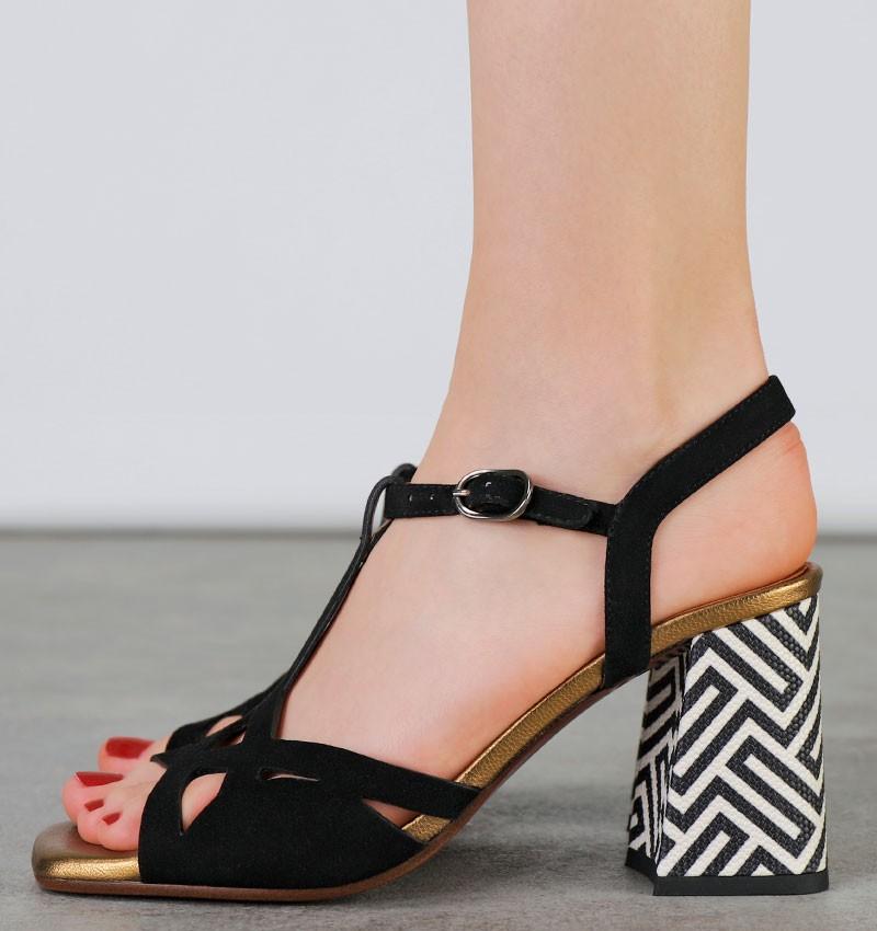 Chie mihara PLAU BLACK & WHITE Ahorra y exporta