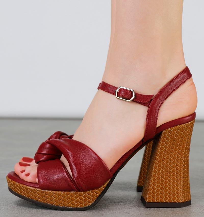 Chie mihara CONTOUR RED Descuentos del mes