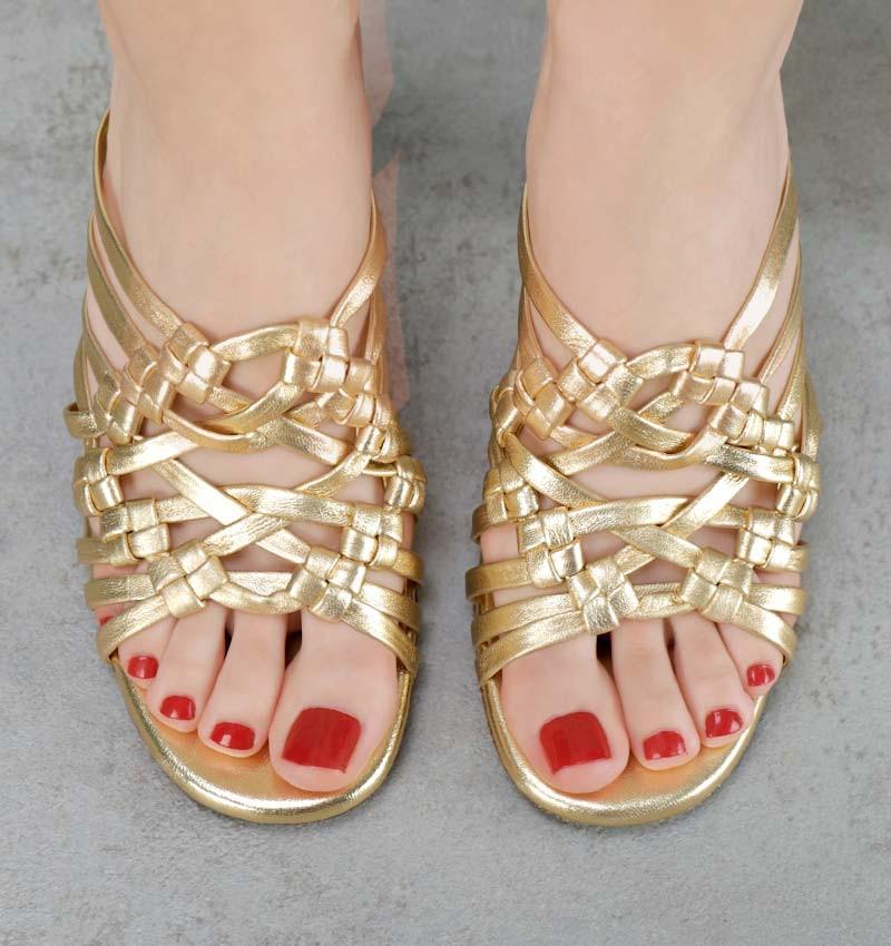 Chie mihara BEIJING GOLD Rebajas de fin de temporada