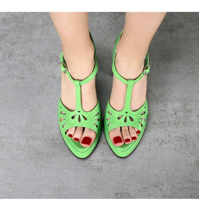Chie mihara AKASU GREEN Ventas relámpago