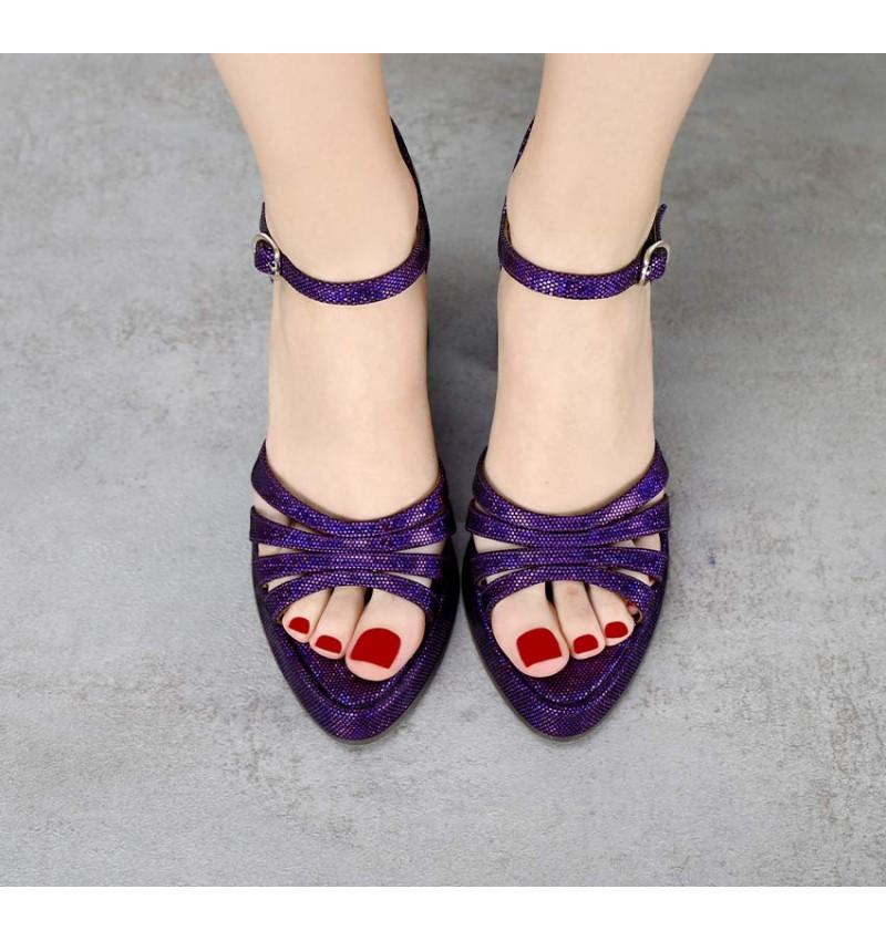 Chie mihara ANIEL PURPLE Rebajas top
