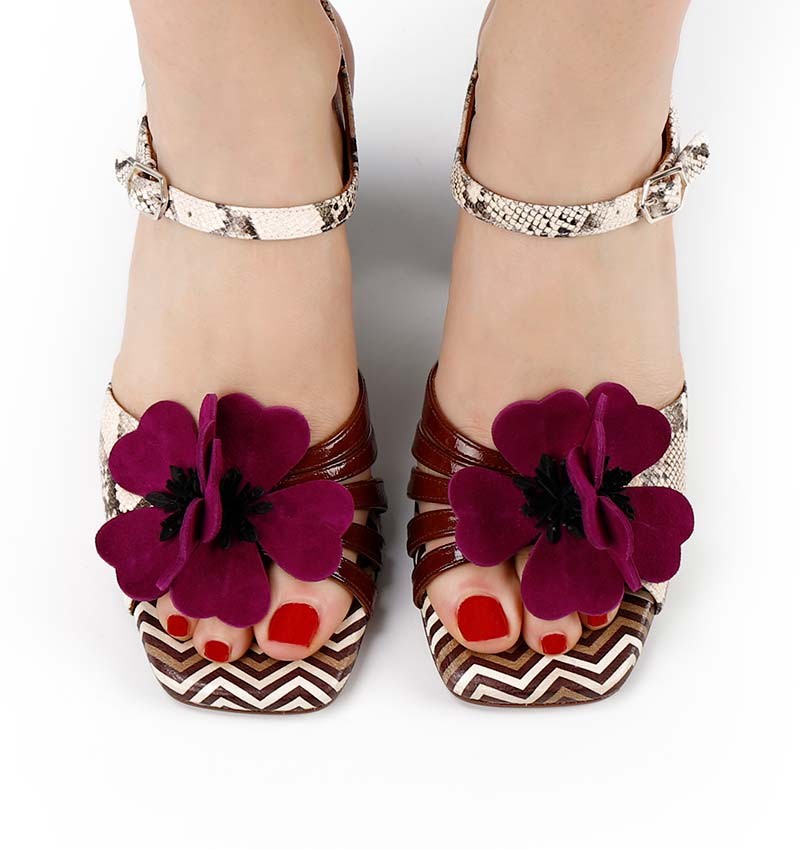 Chie mihara PIRUCA SAND AND RED Descuento por venta flash