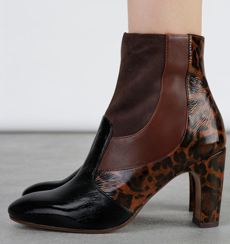 Chie mihara ETUSA BLACK & BROWN Promoción por tiempo limitado