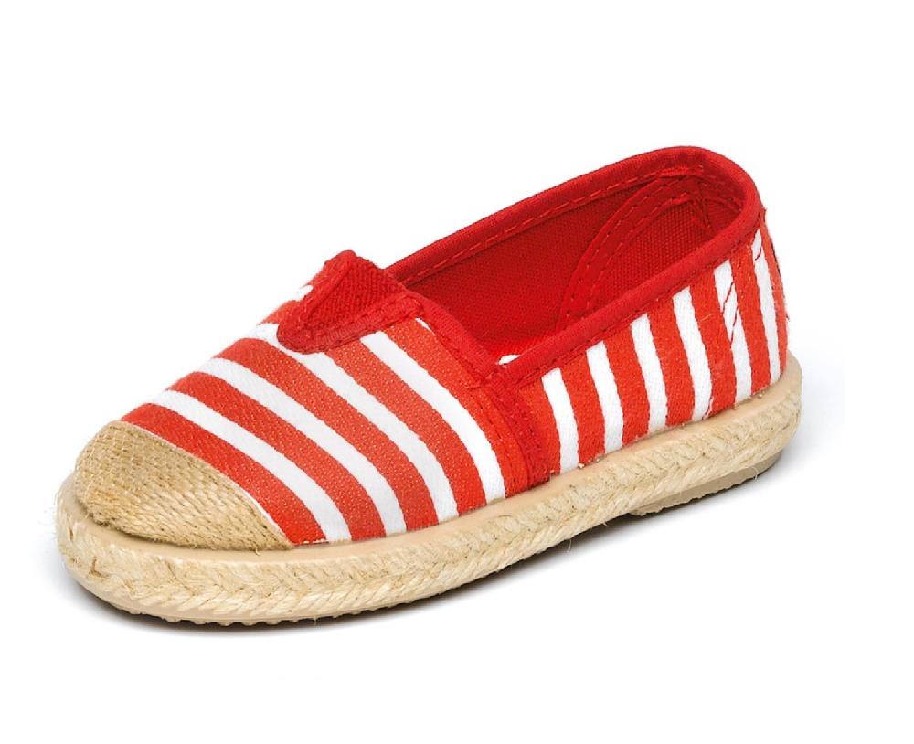 Cienta Zapatilla Camping Esparto Rayas Tienda de fábrica