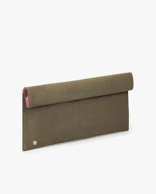 Cuplé CARTERA IMAN ULTRASUEDE KAKI Outlet online
