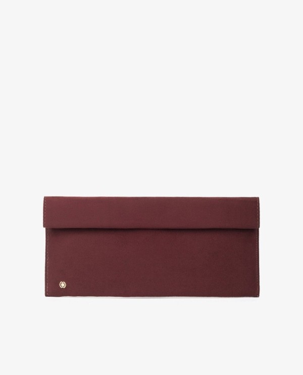 Cuplé CARTERA IMAN ULTRASUEDE BURDEOS