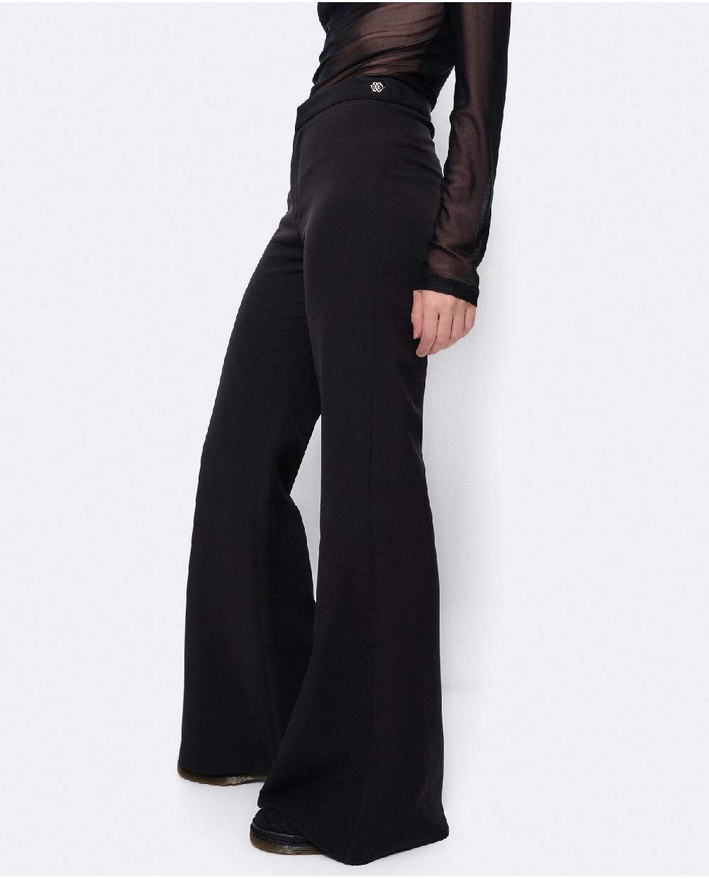 Cuplé PANTALON CAMPANA DOBLE TELA NEGRO Oferta exclusiva