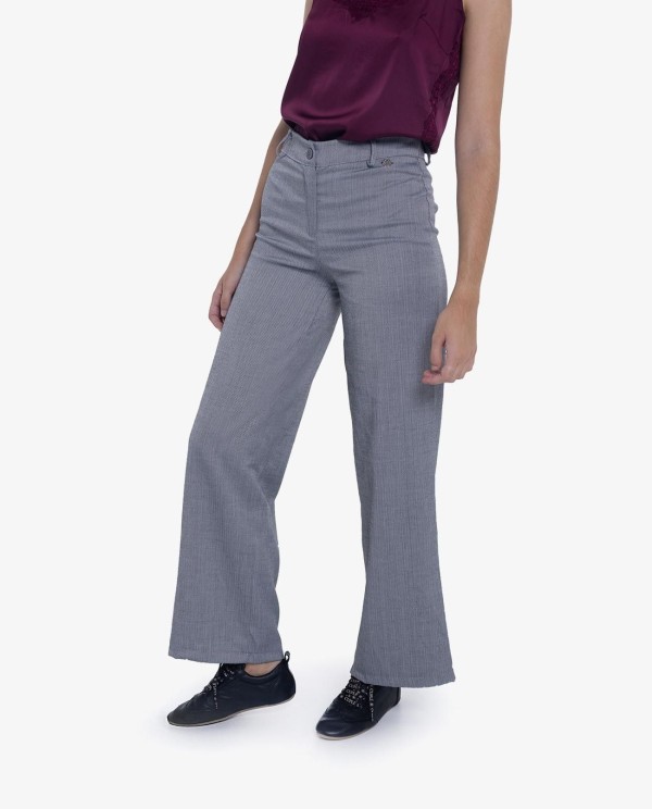 Cuplé PANTALON RECTO ESPIGA GRIS