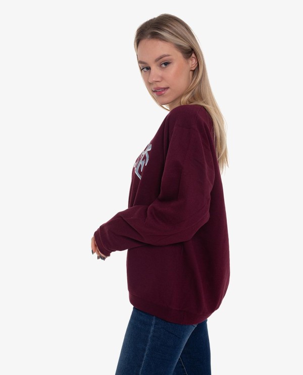 Cuplé SUDADERA BURDEOS EN ALGODON CON LOGO CUPLÉ Outlet online