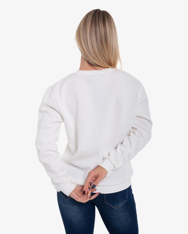 Cuplé SUDADERA BLANCA DE ALGODÓN CON LOGO CUPLÉ