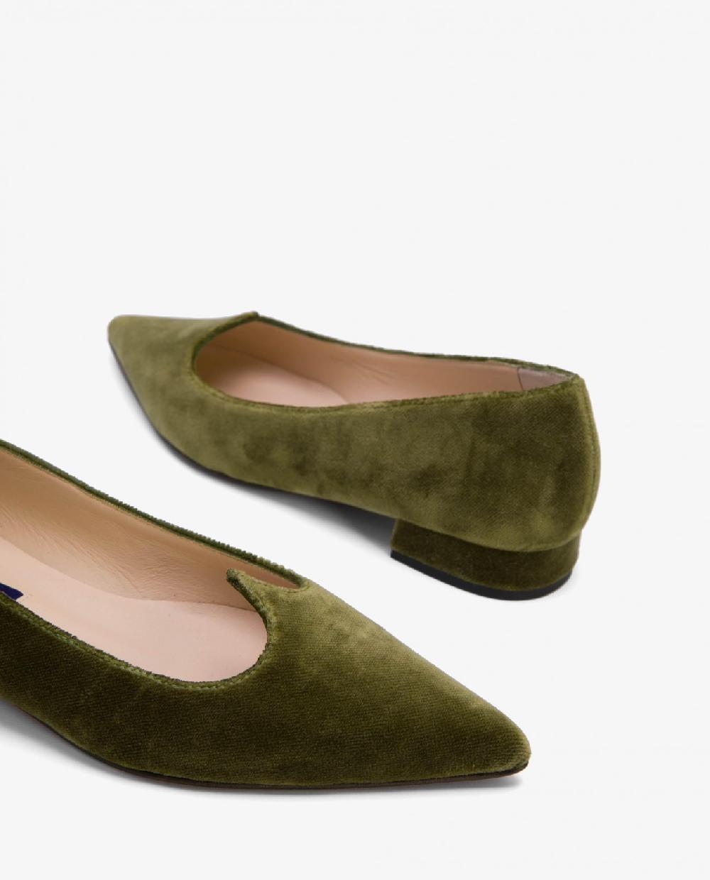 Cuplé BAILARINA SEVILLA TERCIOPELO VERDE COMPRAR AHORA