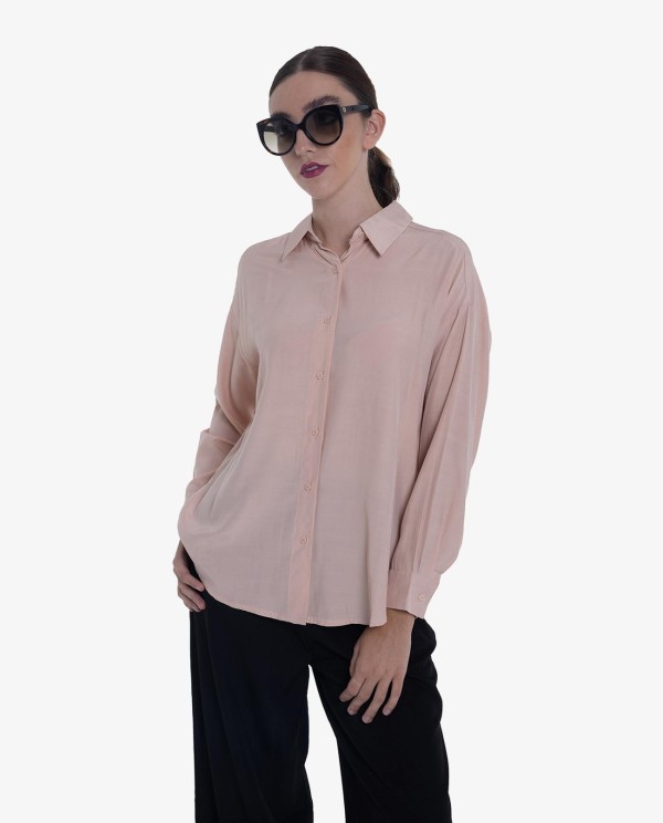 Cuplé CAMISA BÁSICA COLOR NUDE