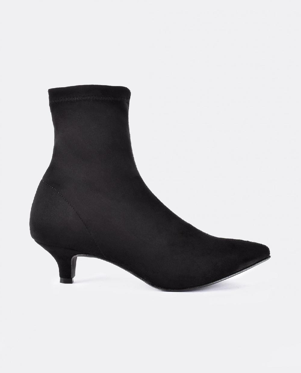 Cuplé BOTIN LICRA TACON BAJO ULTRASUEDE STRECH NEGRO