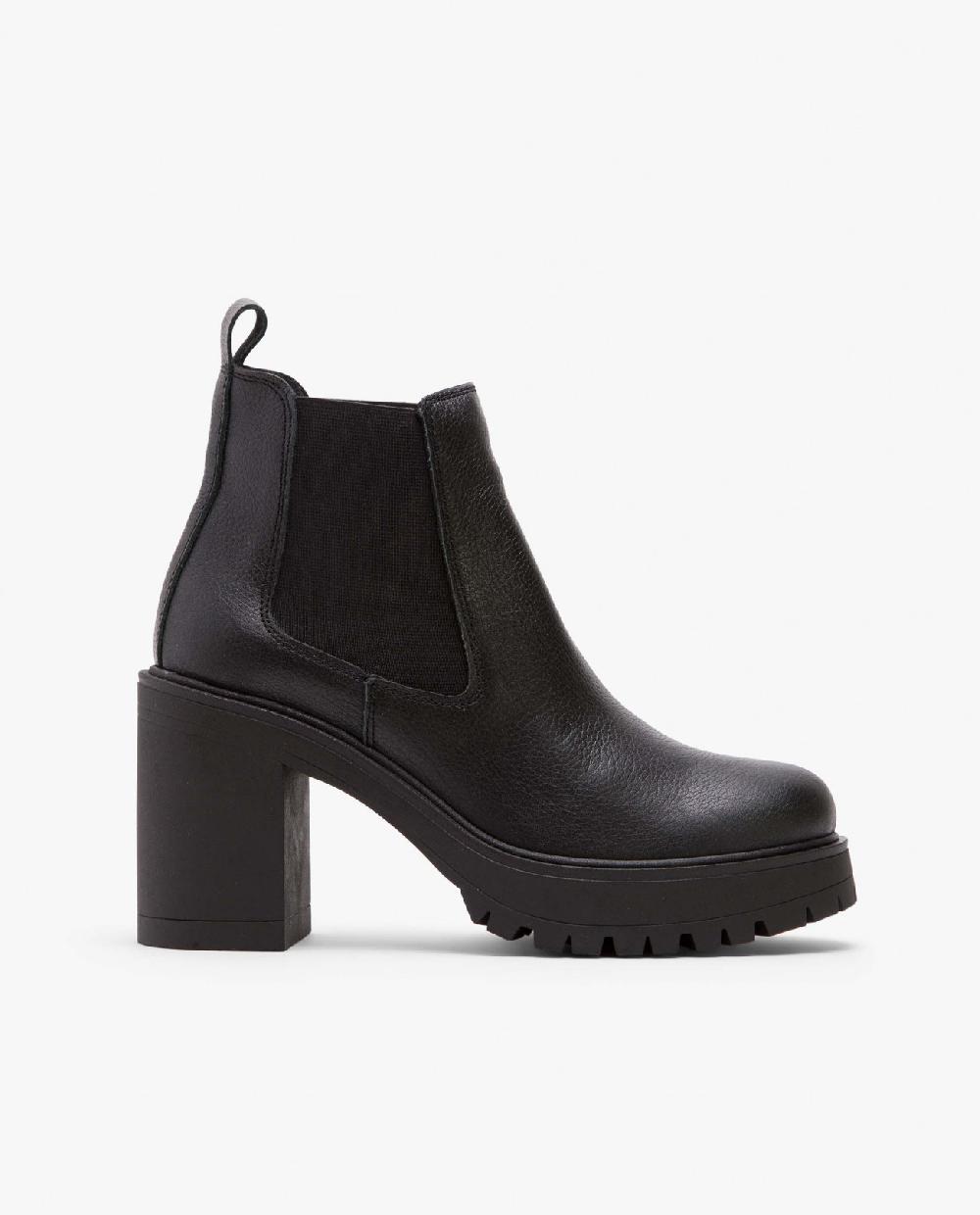 Cuplé BOTIN ELASTICO NAPA BUGUI NEGRO