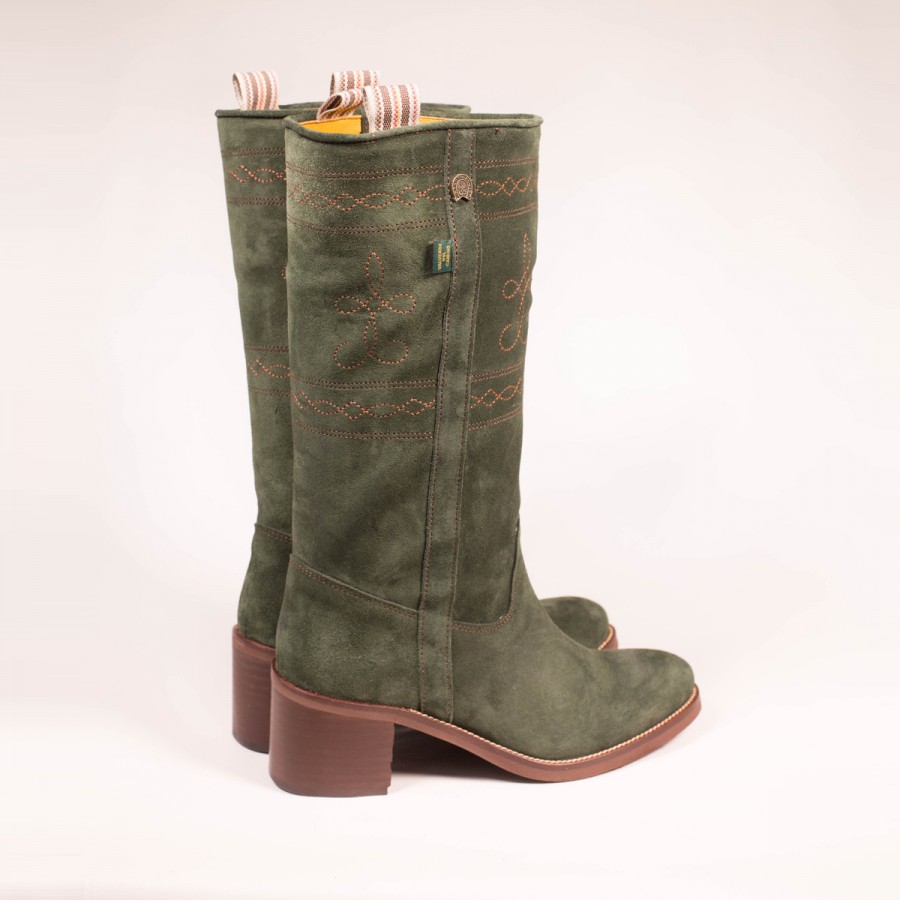 Dakota boots Bota campera mujer C 5 21 Verde Envío internacional gratuito