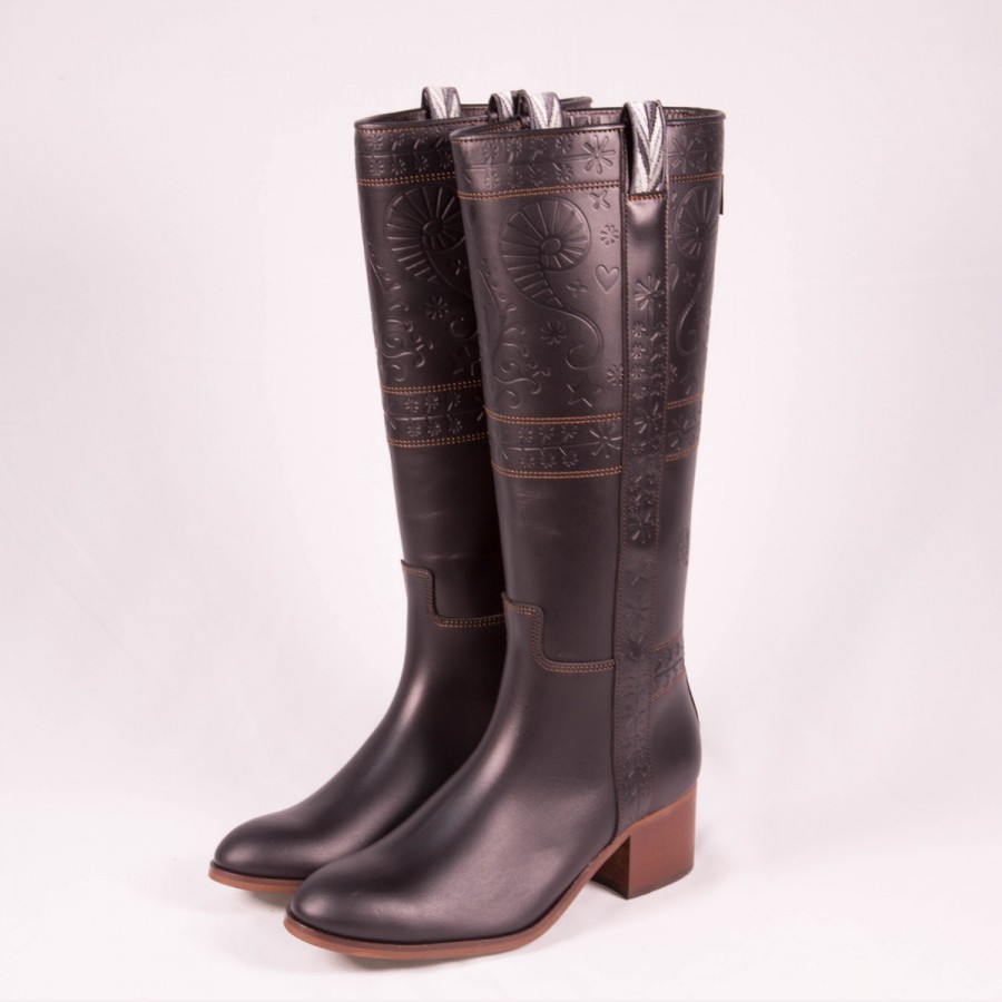 Dakota boots Bota campera vintage DKT 10 Negro Ahorra y exporta