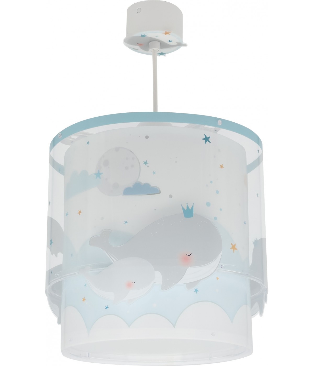 Dansi Lámpara de techo infantil Whale Dreams Ballenas azul Oferta especial de fábrica