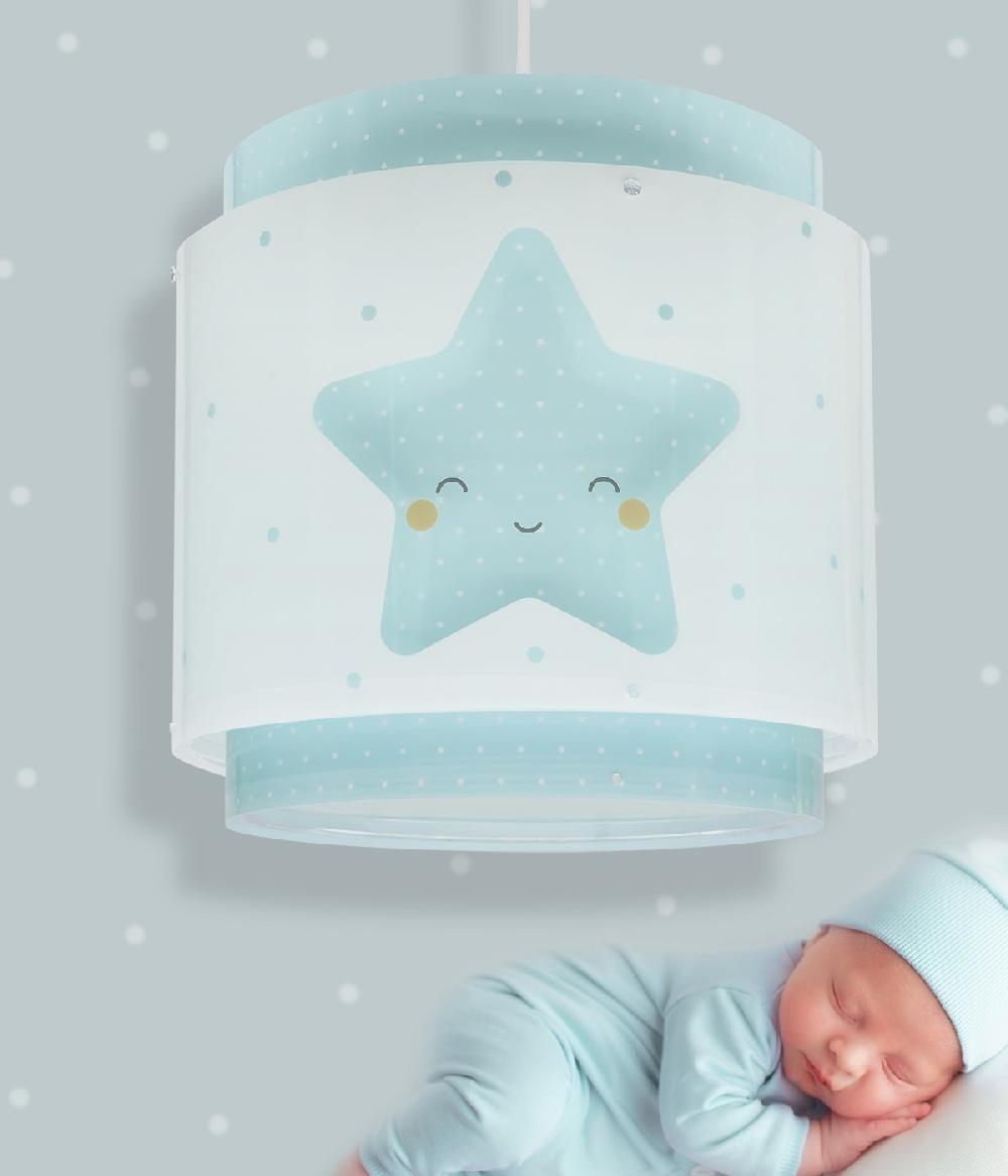 Dansi Lámpara de techo infantil Baby Dreams Estrella azul