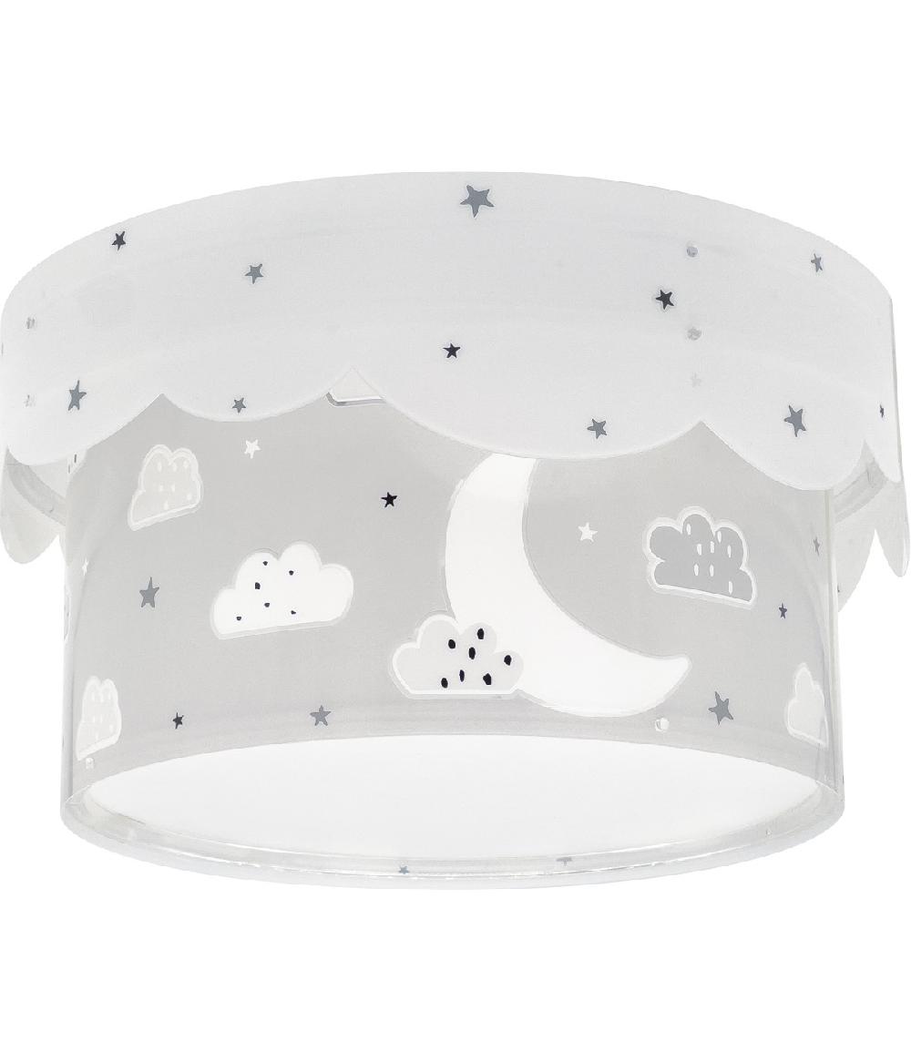 Dansi Plafón infantil Moon Luna gris Ahorra y exporta