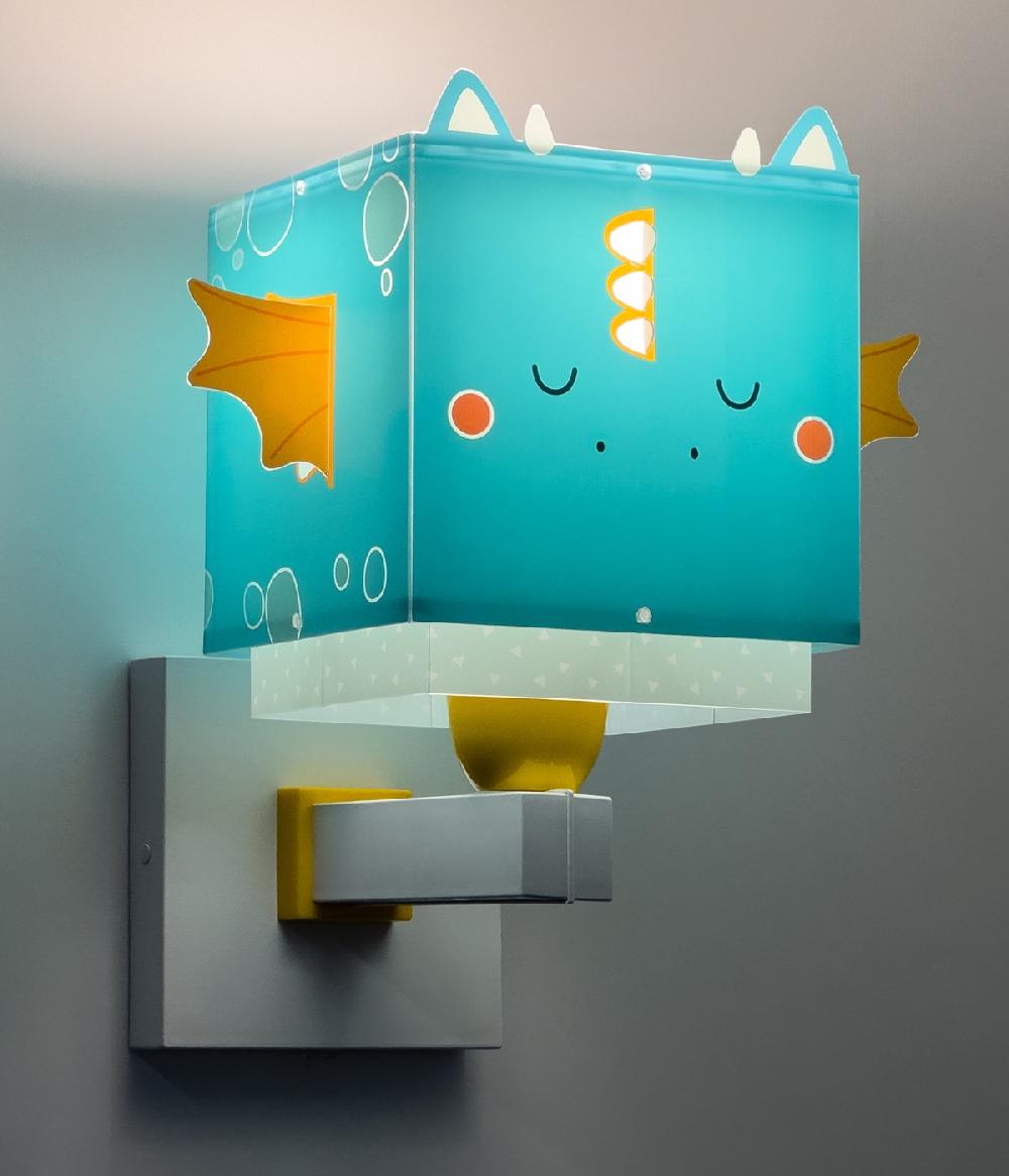 Dansi Aplique de pared infantil Little Dragon Pequeño Dragón Libre de impuestos