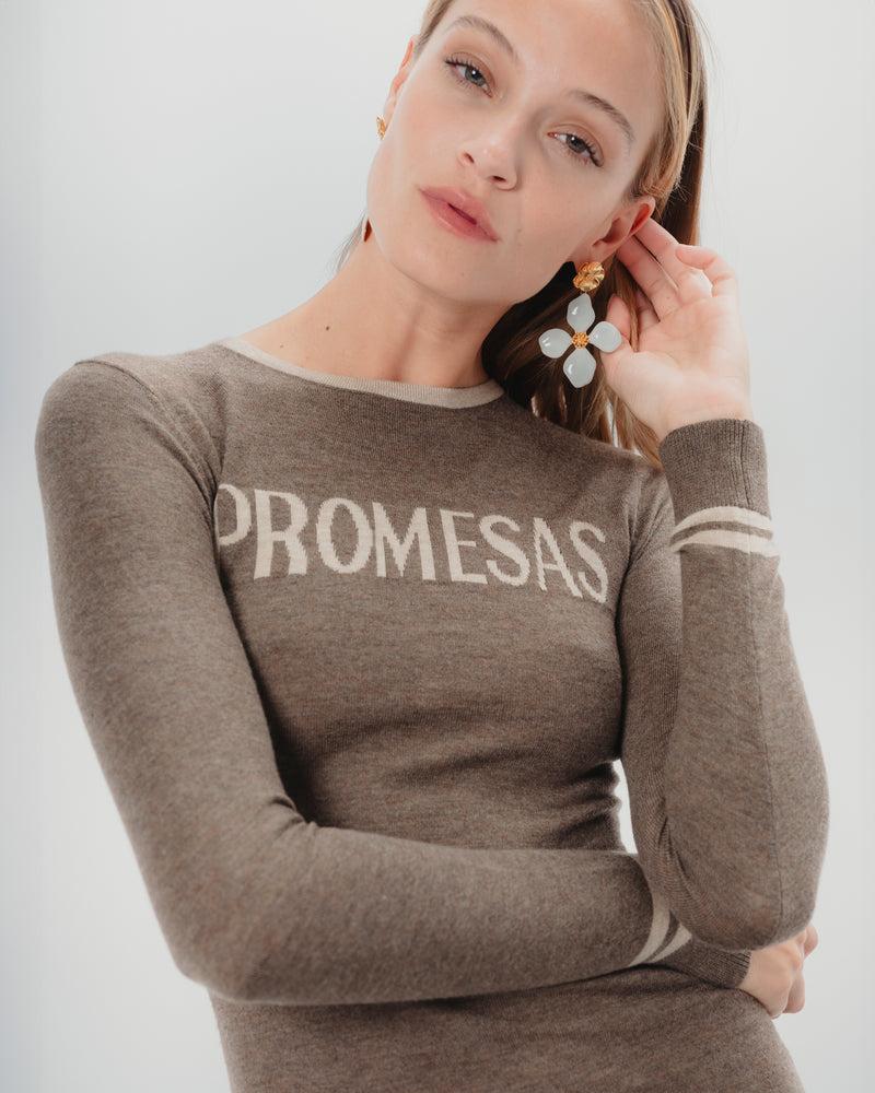 Dolores promesas Vestido Punto Midi Promesas Marta Grandes ahorros