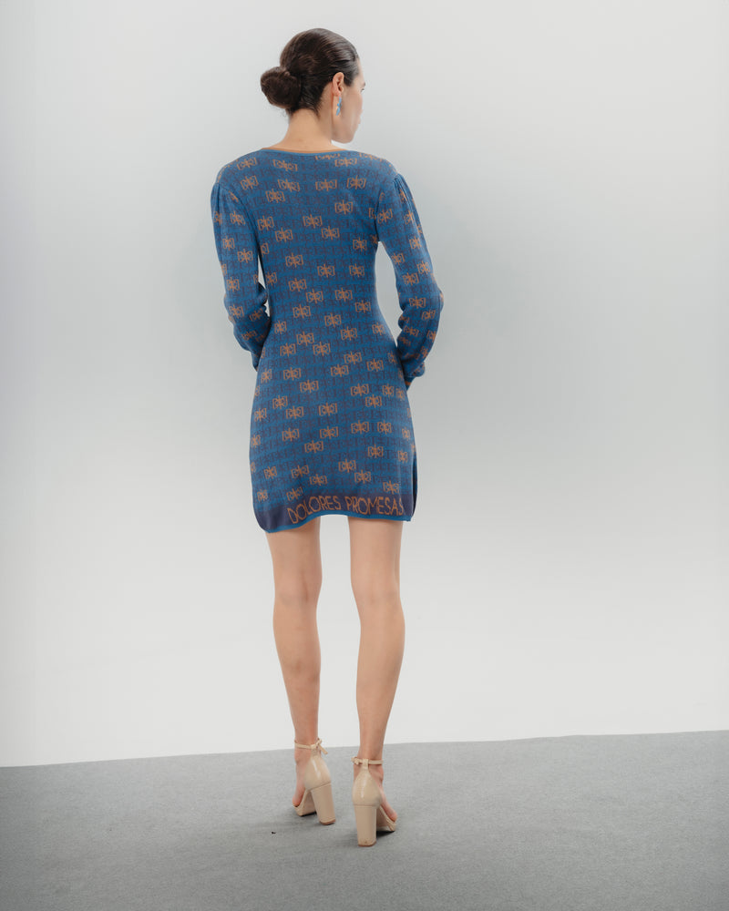 Dolores promesas Vestido Corto Azul Dolores Rebajas de fin de temporada