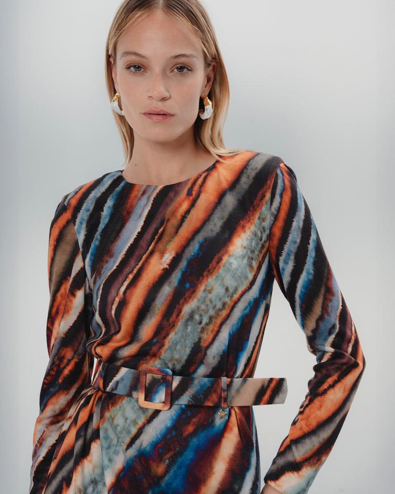 Dolores promesas Vestido Midi Madrid Multicolor Outlet