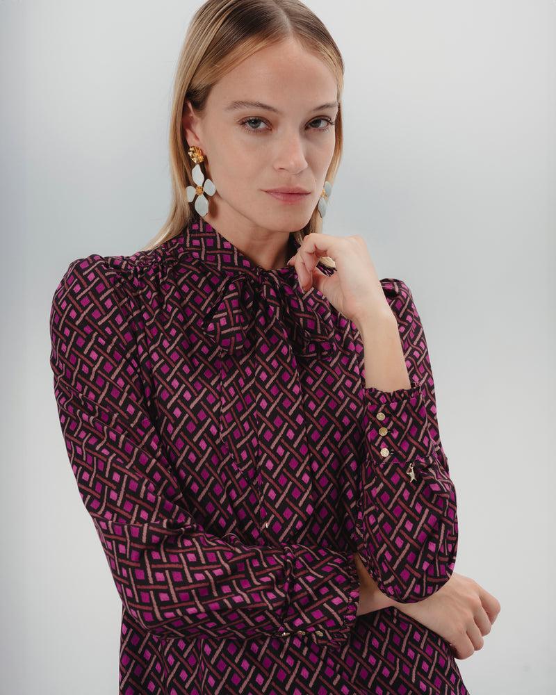 Dolores promesas Vestido corto con lazo Elena Ofertas