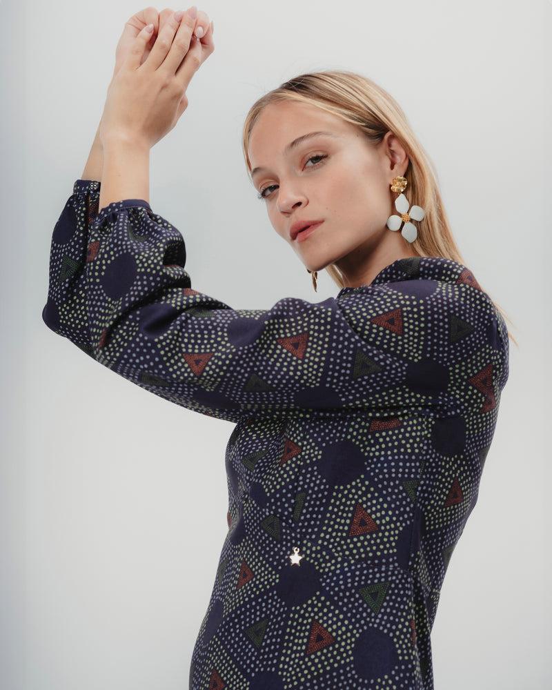 Dolores promesas Vestido estampado geométrico Elisa Rebajas baratas