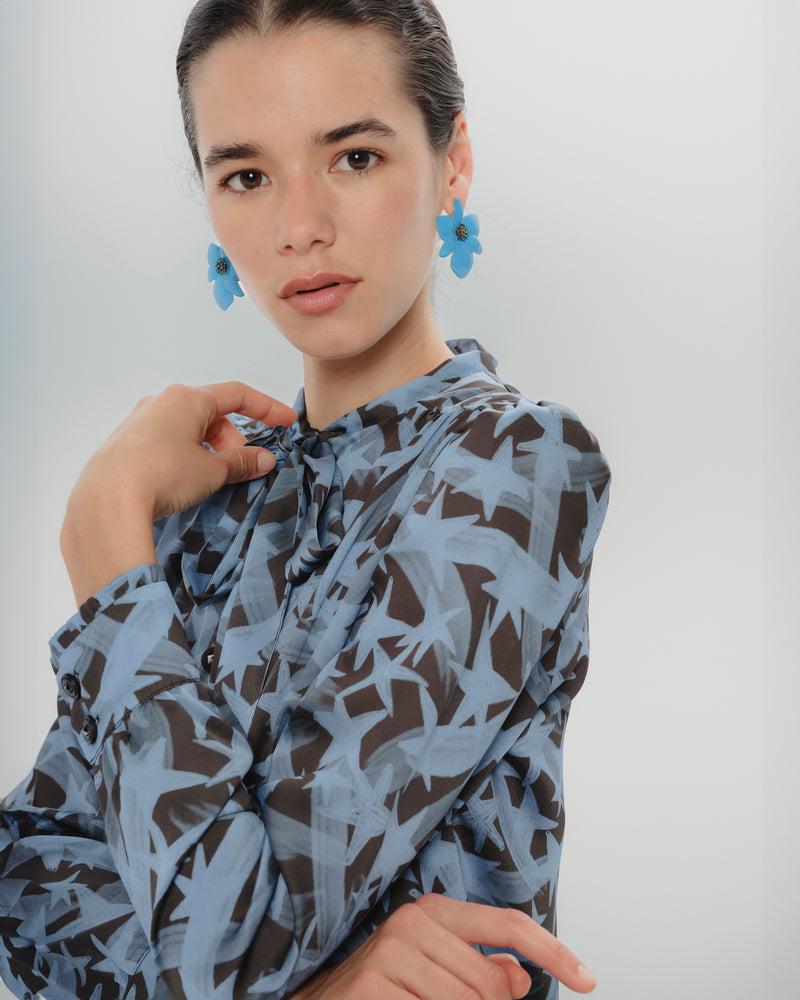 Dolores promesas Vestido Andrea Estampado Estrellas Rebajas de fábrica