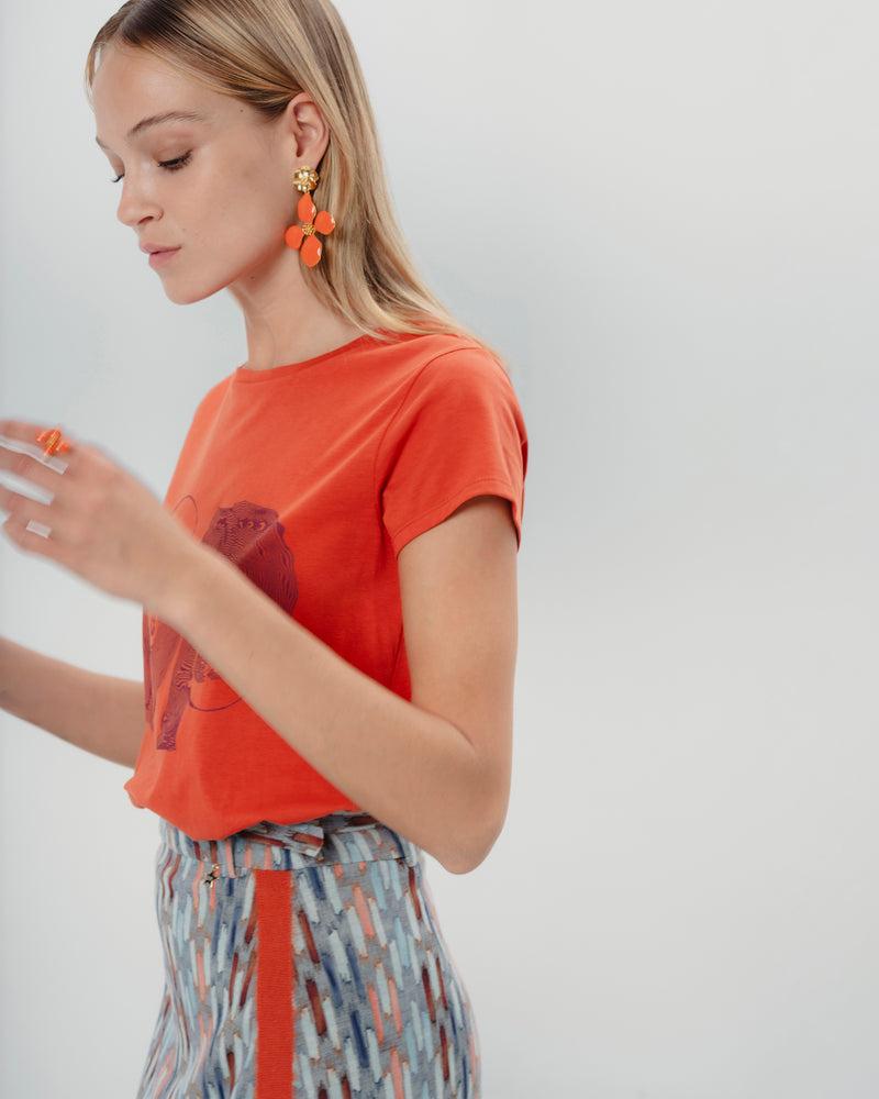 Dolores promesas Camiseta Naranja Vibrante Rebajas online