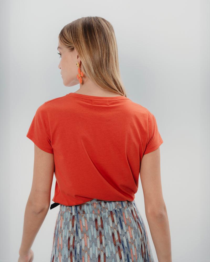 Dolores promesas Camiseta Naranja Vibrante Rebajas online