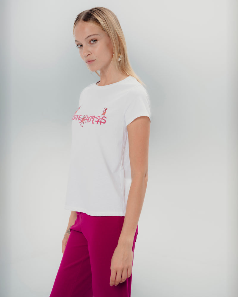 Dolores promesas Camiseta Blanca Dolores y Tula Oferta especial