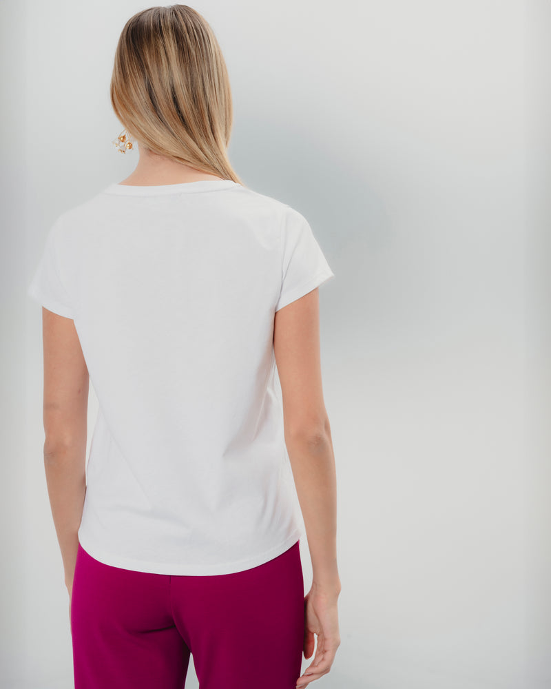 Dolores promesas Camiseta Blanca Dolores y Tula Oferta especial