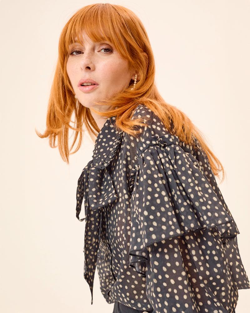 Dolores promesas Blusa lunares Chérie Devoluciones gratuitas
