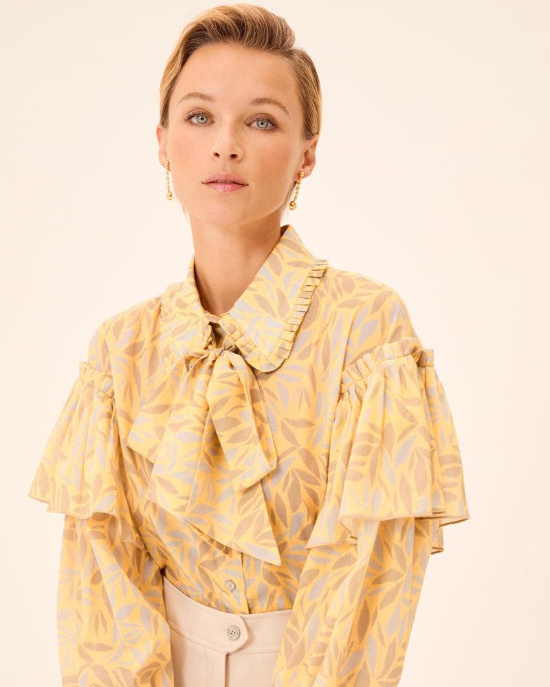 Dolores promesas Blusa Dune cuello Lazo 2025