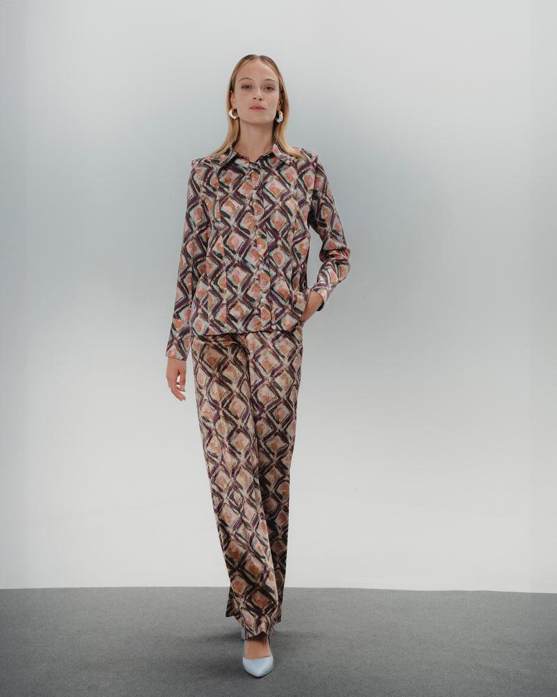 Dolores promesas Camisa acuarela Miranda Venta caliente