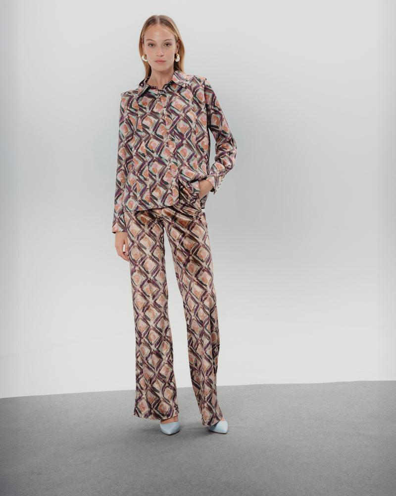 Dolores promesas Camisa acuarela Miranda Venta caliente