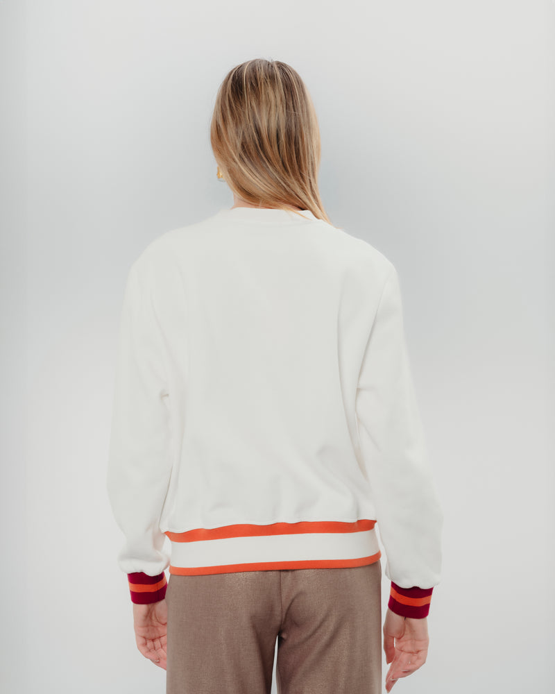 Dolores promesas Sudadera Blanca Diana Multicolor Gran oferta