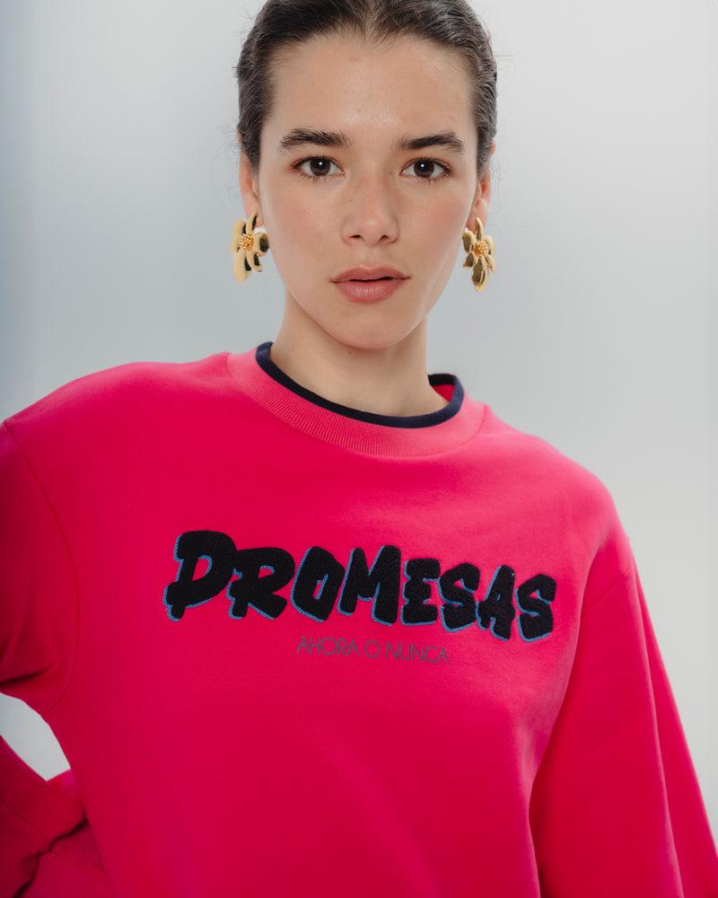 Dolores promesas Sudadera Fucsia Ahora o Nunca Rebajas de fábrica