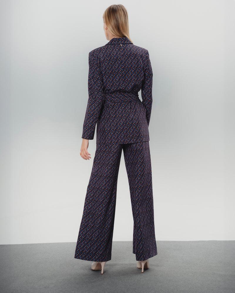 Dolores promesas Blazer estampada Elena azul Rebajas online