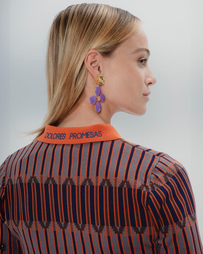 Dolores promesas Chaqueta Tipo Polo Geométrica Luna Rebajas top