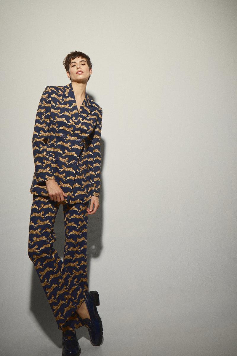 Dolores promesas Blazer Azul Marino Linces Envío gratis