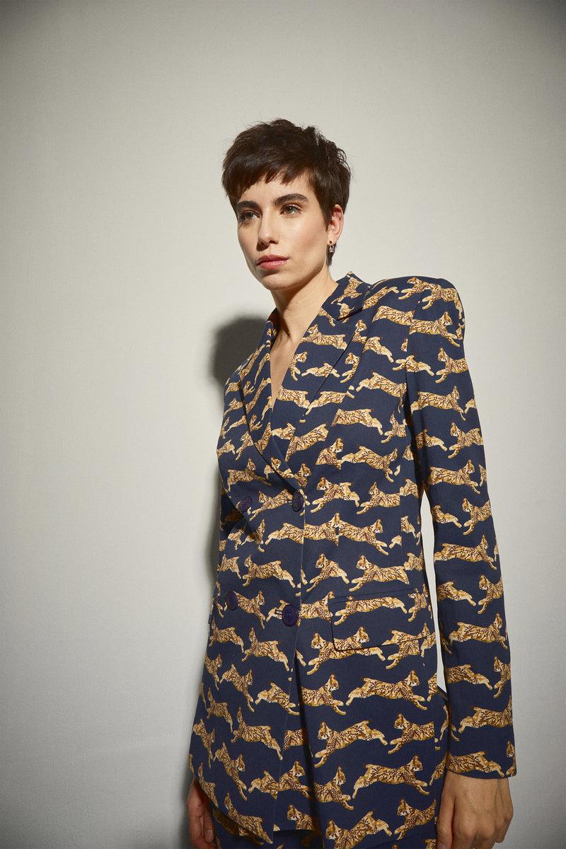 Dolores promesas Blazer Azul Marino Linces Envío gratis